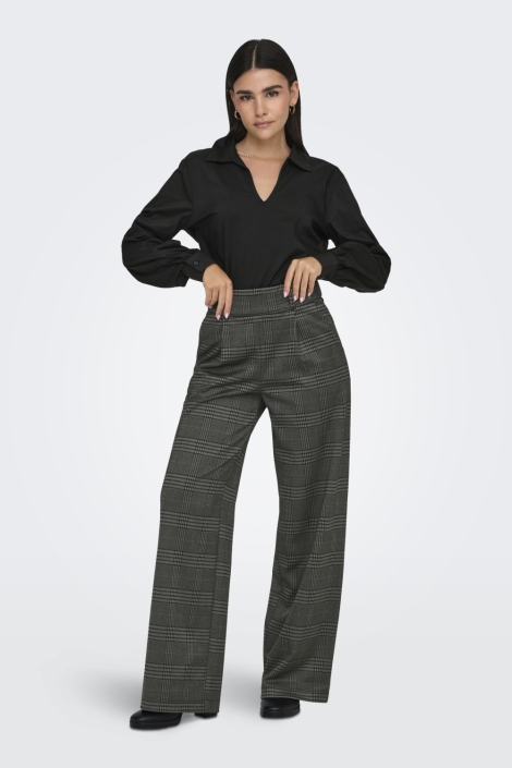 Jacqueline de Yong grijze dames broek | Model