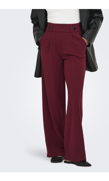 JDYGEGGO NEW LONG PANT JRS NOOS 15208430 Cabernet/BLACK BUTT