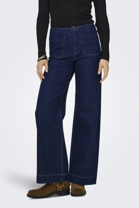 Jacqueline de Yong blauwe dames jeans | Model