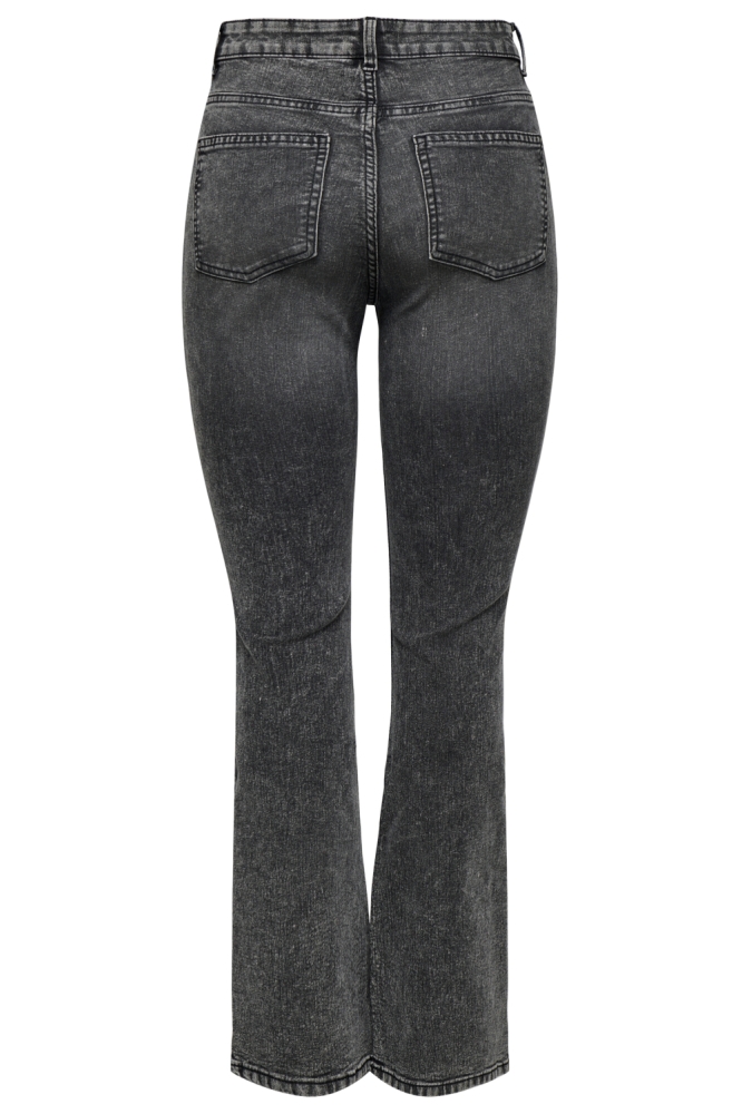 Jacqueline de Yong grijze dames jeans | Achteraanzicht