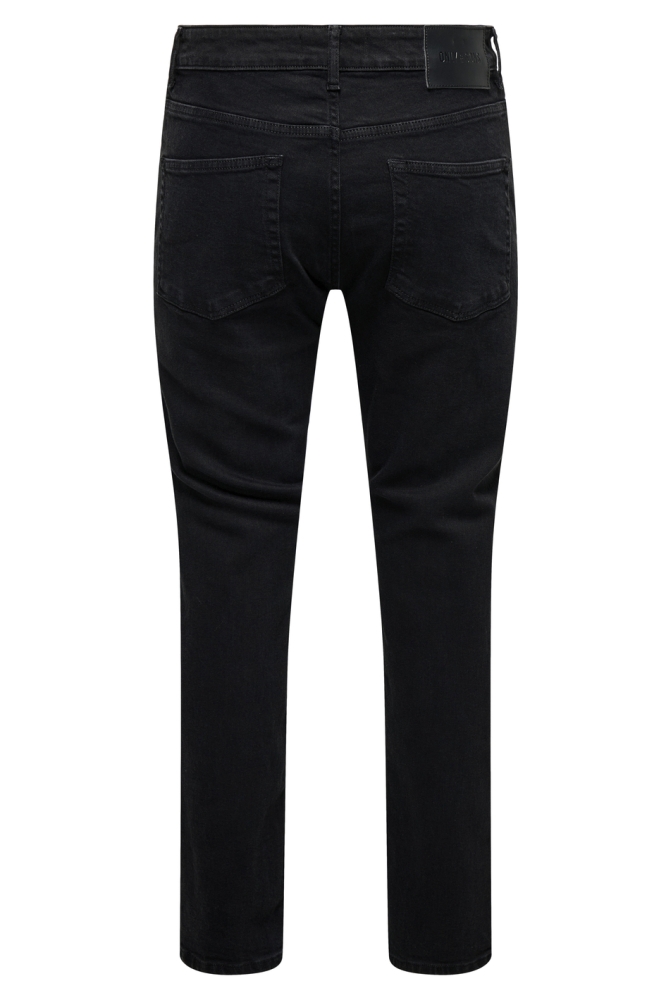 Only & Sons zwarte heren jeans | Achteraanzicht