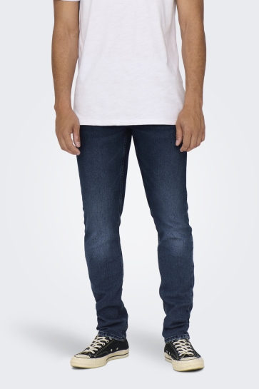 Only & Sons Jeans ONSWEFT REG 7900 EY BOX JEANS NOOS 22027900 Dark Blue Denim