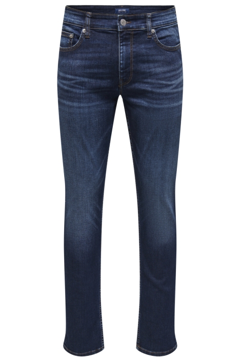 Only & Sons blauwe heren jeans | Vooraanzicht