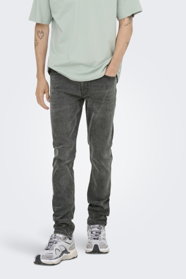 Only & Sons ONSLOOM SLIM 4377 EY BOX JEANS 22034377 DARK GREY DENIM