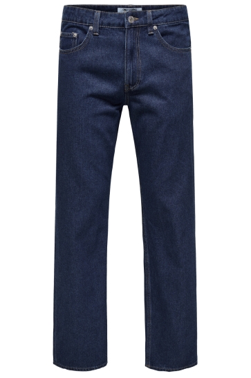 Only & Sons Jeans ONSEDGE STRAIGHT 4618 EY BOX PIM J 22034618 Dark Blue Denim/GREEN TINT