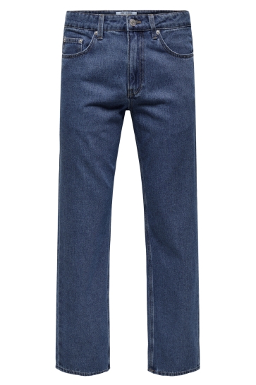 Only & Sons Jeans ONSEDGE STRAIGHT 4618 EY BOX PIM J 22034618 Blue Den/DARK BLUE