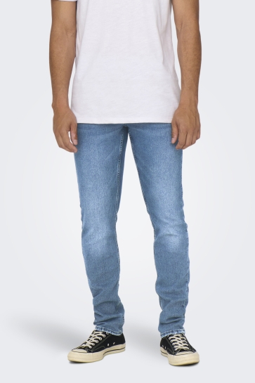 Only & Sons Jeans ONSWEFT REG 7900 EY BOX JEANS NOOS 22027900 LIGHT BLUE DENI/TINTED