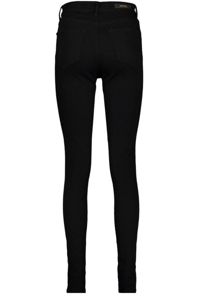 Raizzed zwarte dames jeans | Achteraanzicht
