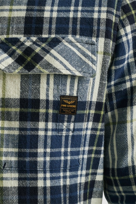 PME legend blauwe heren overhemd | Kleurstaal