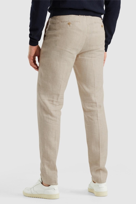 Vanguard beige heren broek | Model achteraanzicht