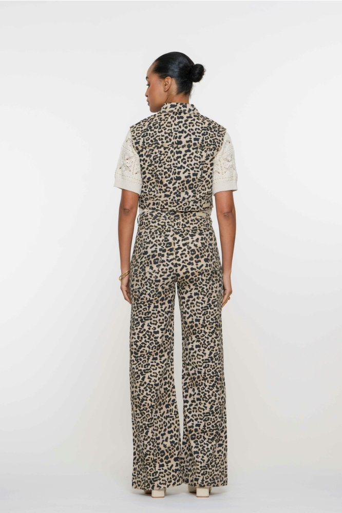 Geisha camel dames jeans | Model