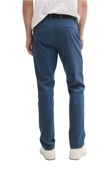 Tom Tailor blauwe heren broek | Model achteraanzicht
