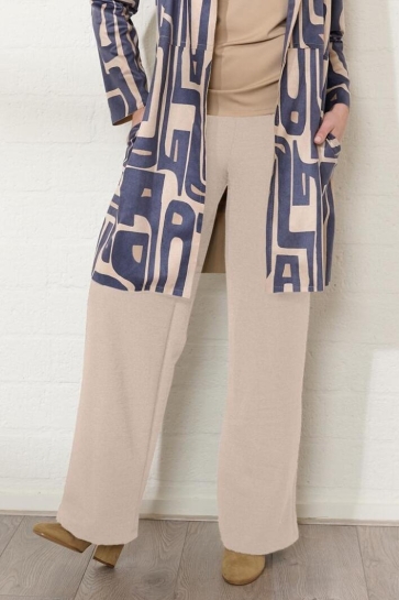 FOS Amsterdam Broek BENTHA BOUCLE 7310 220 BEIGE