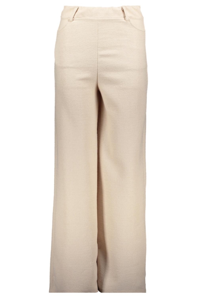 FOS Amsterdam beige dames broek | Vooraanzicht
