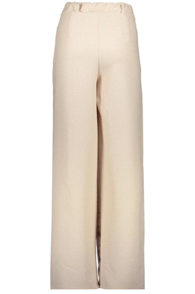 FOS Amsterdam beige dames broek | Achteraanzicht