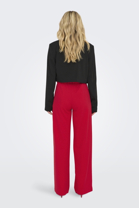 Jacqueline de Yong rode dames broek | Model achteraanzicht