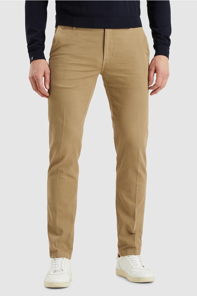 Vanguard camel heren broek | Model vooraanzicht