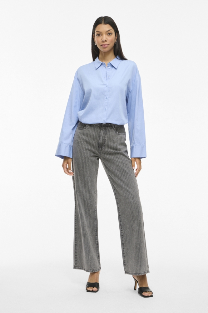 Vila grijze dames jeans | Model
