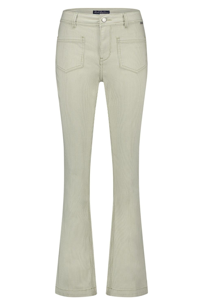 Red Button groene dames broek | Vooraanzicht