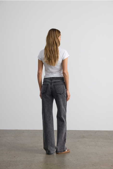 Noisy may grijze dames jeans | Model