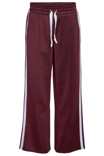 Noisy may Broek NMJENNA NW SPORTY JOGGER JRS FWD 27031526 Windsor Wine/WHITE STRIPE