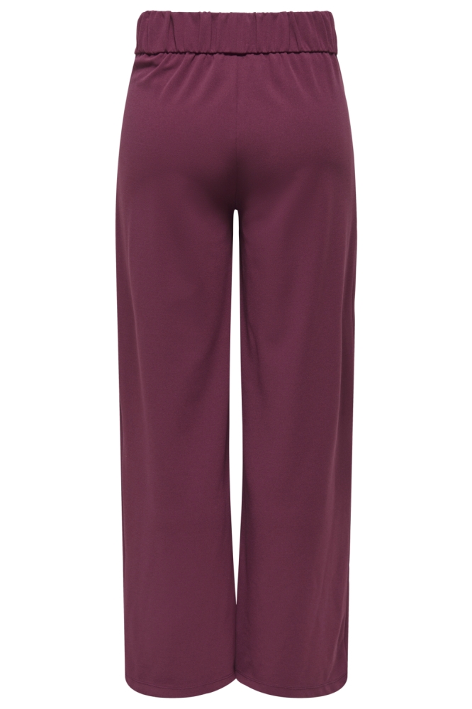 Jacqueline de Yong bordeaux dames broek | Achteraanzicht