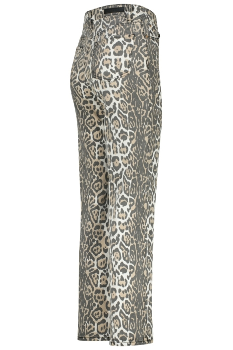 Raizzed bruine dames jeans | Model zijaanzicht
