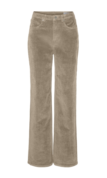 VMTESSA HR WIDE CORDUROY PANTS GA N 10315350 SILVER MINK