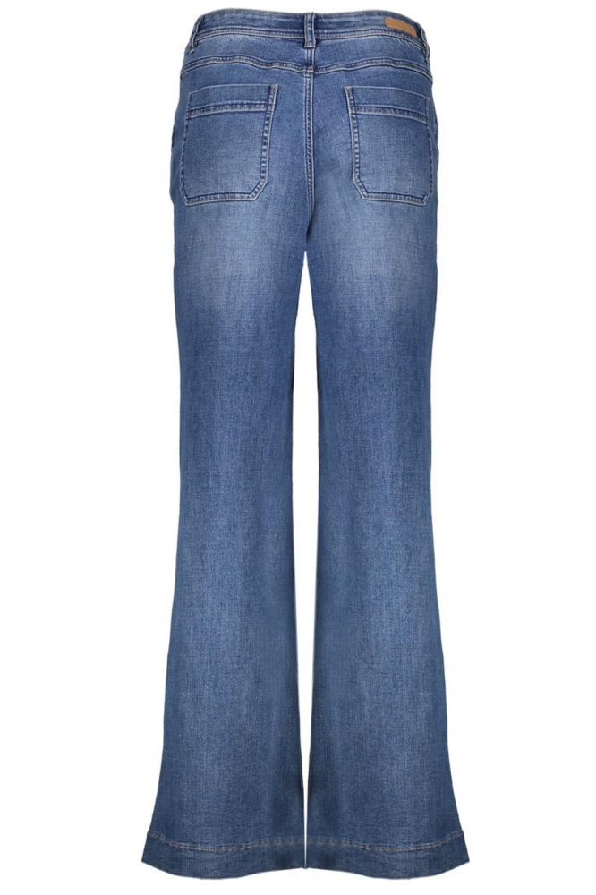Geisha blauwe dames jeans | Achteraanzicht
