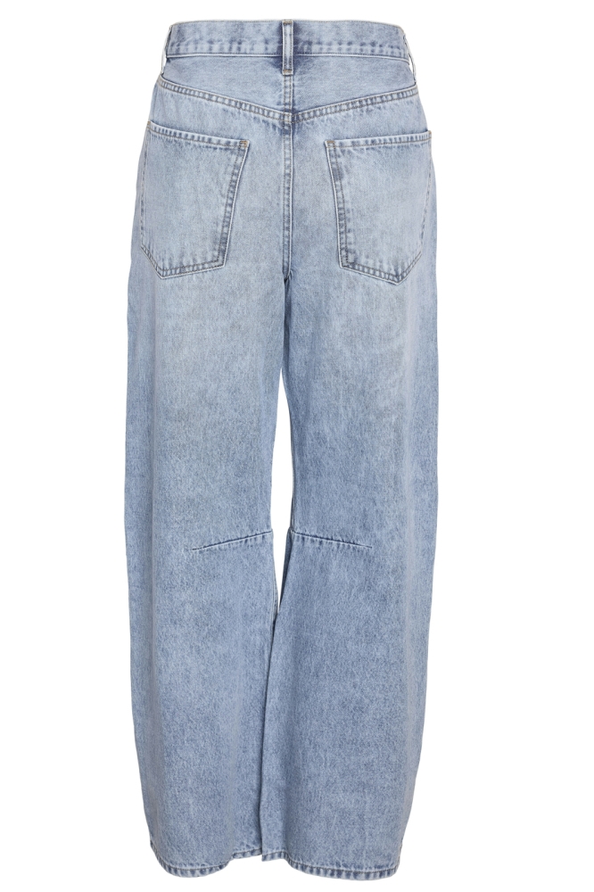 Noisy may blauwe dames jeans | Achteraanzicht