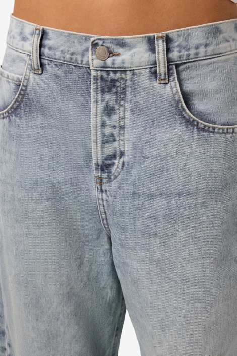 Noisy may blauwe dames jeans | Close up