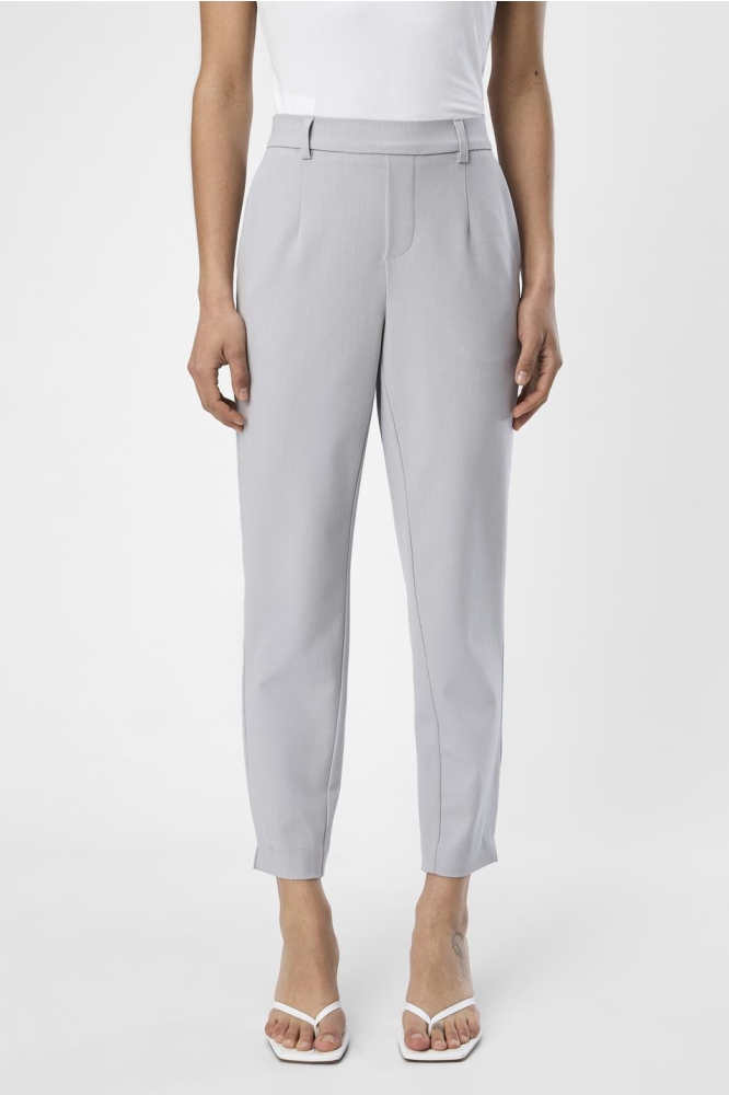 Object grijze dames broek | Model vooraanzicht