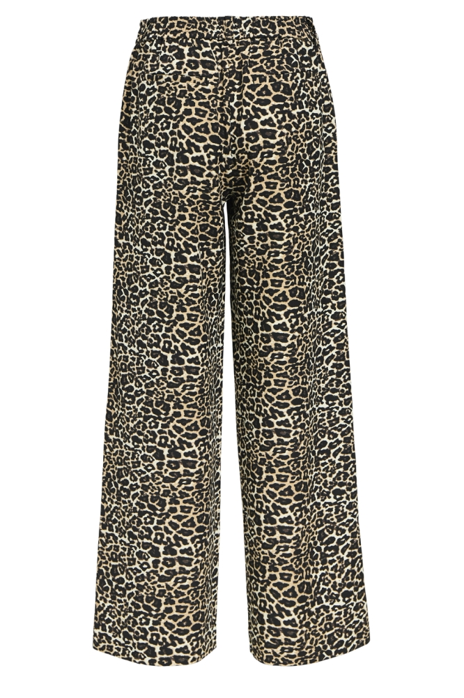 Object beige dames broek | Achteraanzicht