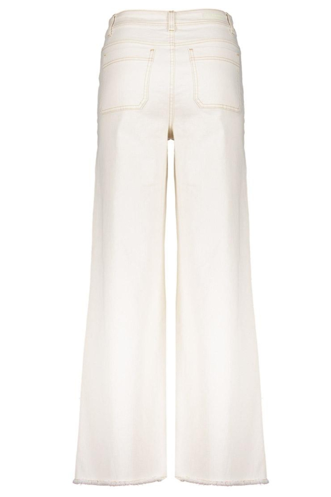 WIDE LEG JEANS 51014 10 Ecru raw