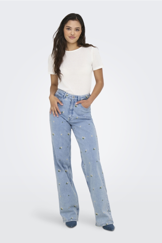 Only blauwe dames jeans | Model
