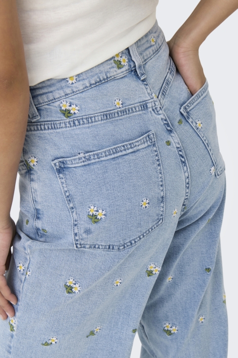 Only blauwe dames jeans | Close up