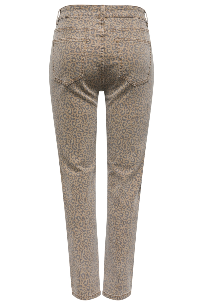 Only beige dames jeans | Achteraanzicht