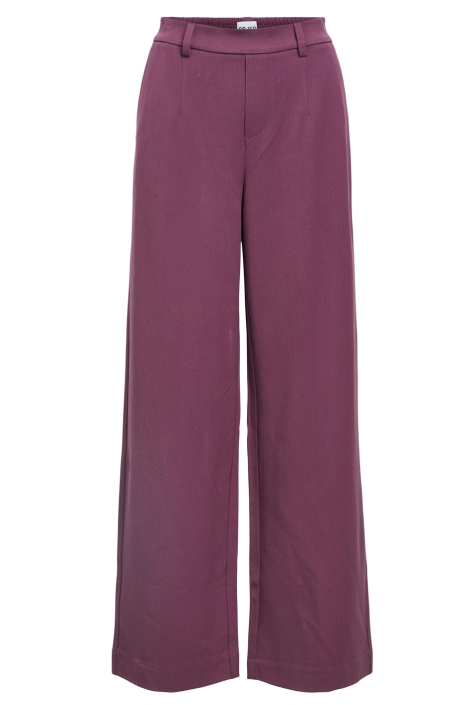 Object bordeaux dames broek | Vooraanzicht