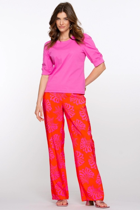 Geisha oranje dames broek | Model