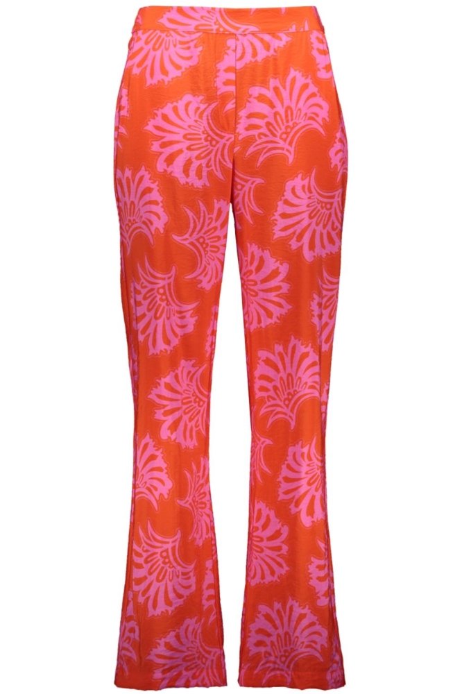 Geisha oranje dames broek | Vooraanzicht