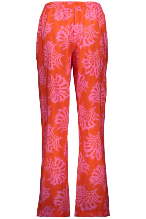 Geisha oranje dames broek | Achteraanzicht