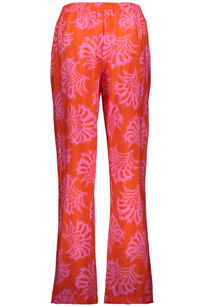 Geisha oranje dames broek | Achteraanzicht