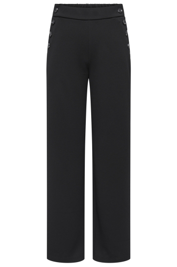 Only Broek ONLRINA LIFE BUTTON PANT JRS NOOS 15355593 BLACK/HORN BUTTONS