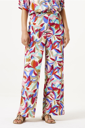 Garcia Broek BROEK MET PRINT D50112 2514 Dazzling Blue