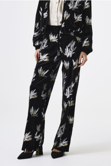 Garcia Broek BROEK MET PAILLETTEN K50110 60 BLACK
