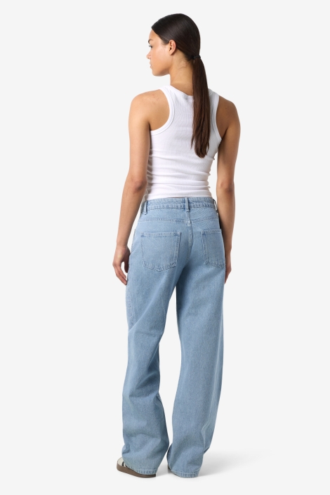 Noisy may blauwe dames jeans | Model