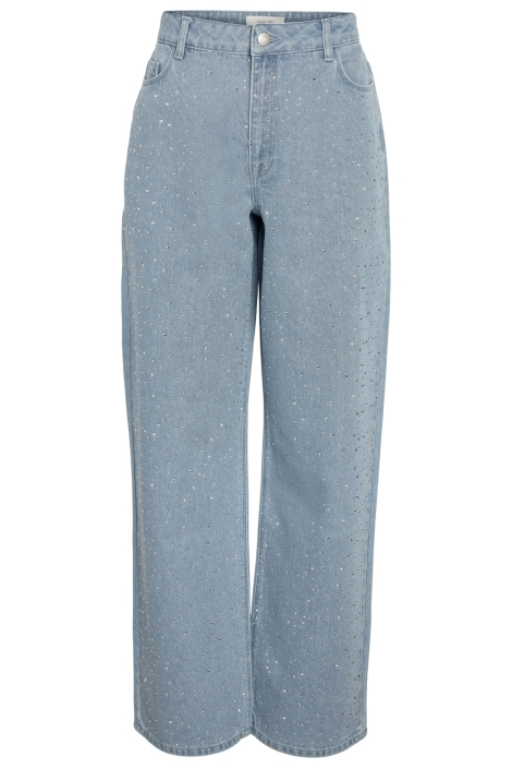 Noisy may blauwe dames jeans | Vooraanzicht