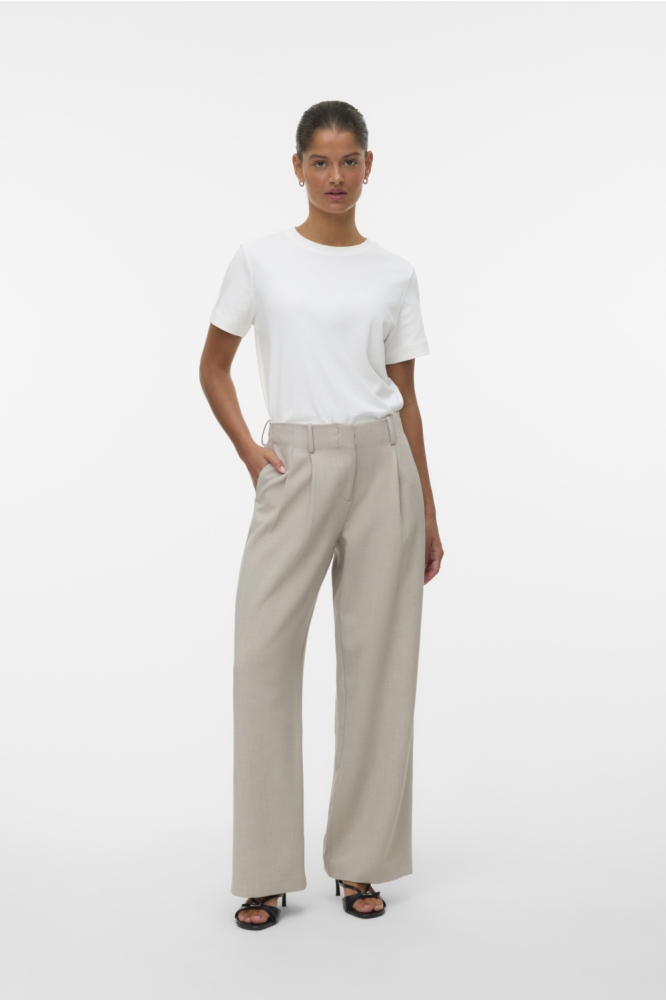 Vero Moda beige dames broek | Model
