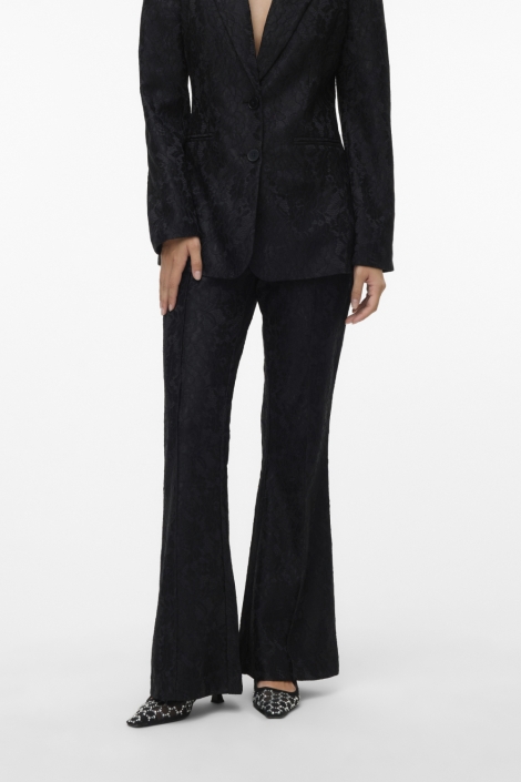 Vero Moda zwarte dames broek | Model vooraanzicht