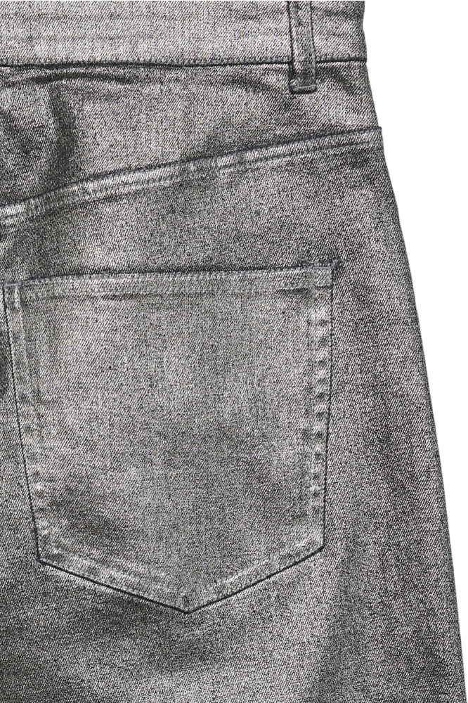 Vero Moda zilveren dames jeans | Close up